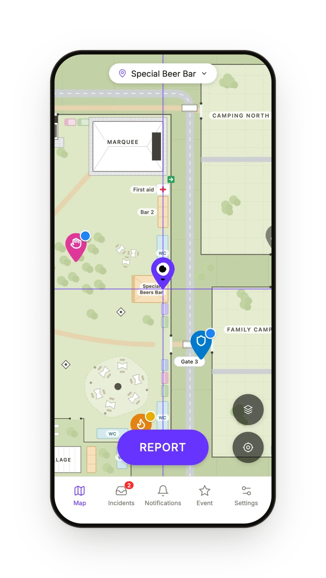 Festival Radar Pro mobile app